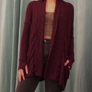 Dark Red / Maroon Cardigan